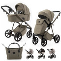 ADAMEX Kombikinderwagen Delta Natura Taupe