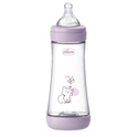 CHICCO Fľaša dojčenská antikoliková Perfect5 300 ml dievča rýchly prietok 4m+