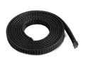 Impletitura cablu de protectie 6mm negru (1m)