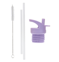 A Little Lovely Company - bouchon, brosse et paille pour bouteille en acier inoxydable - licornes et