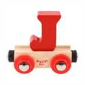 Bigjigs Rail Vagon de tren din lemn - litera J