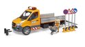 Auto municipale Bruder MB Sprinter con accessori