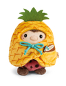 NICI peluche MyMochi Coccinelle Dozz 8 cm en costume d'ananas avec noix de coco, set emballage cadea