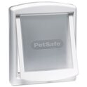 PetSafe plastična vrata s prozirnim bijelim preklopom, izrez 28,1x23,7 cm