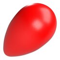 Jouet Dog Fantasy Eggy ball forme d'œuf rouge 16x26cm