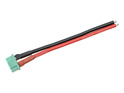 Connettore MPX femmina placcato oro con cavo 14AWG da 12 cm