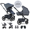 EASYWALKER Set XL cărucior combinat Harvey NXT cu accesorii Deep Blue