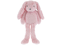 Coniglietto Mini Club in peluche rosa con gambe lunghe 30 cm