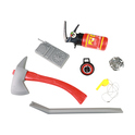 Ensemble de pompiers avec accessoires