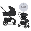 EASYWALKER Cărucior combinat Jimmey 2 în 1 Pepper Black LITE RWS