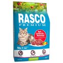 Dai da mangiare a Rasco Premium Manzo sterilizzato con mirtilli rossi e cappuccini 2 kg