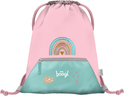 BAAGL Borsa con scomparto con zip Arcobaleno rosa