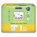 Moomin Baby 1 Neugeborene 2–5 kg (25 Stk.), Bio-Windeln