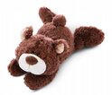 NICI Plüsch Braunbär liegend, 20 cm (öko-grün)