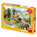 Dino život dinosaurov 100XL Puzzle