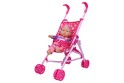 Cărucior sport cu păpușă 30cm