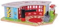 Bigjigs Rail Exkluzívne depo pre 5 vláčikov