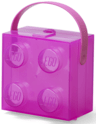 Caja LEGO con asa - púrpura translúcida