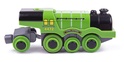 Bigjigs Rail Elektrická lokomotíva Flying Scotsman zelená