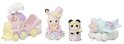 Sylvanian Families Aereo, trenino e figure baby nel parco divertimenti
