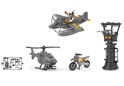 Vojenský set s lietadlom 21cm