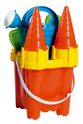 Androni Ensemble de sable château - hauteur 29 cm, rouge