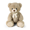 Gran oso de peluche Harvey capuchino con etiqueta 78 cm