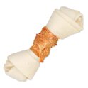 Dolcetto Trixie DentaFun pelle di bufalo avvolta in carne di pollo, osso 11 cm 70 g 2 pezzi