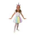 Kinderkostüm Tutu-Rock Einhorn mit Haarreif