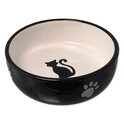 Bol Magic Cat en céramique noir/blanc 13,4x4cm 170ml