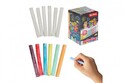 Craies pour tableau 36pcs blanches + colorées 8cm dans une boîte 6x9x6cm