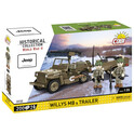 Cobi II WW Willys MB utánfutóval, 1:35, 200 k, 2 f