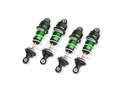 Amortisseur GTR long vert Traxxas (assemblé avec ressorts)