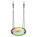 Bino Alfombra colgante circular para niños, colorida