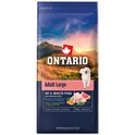 Nourriture Ontario Adult Large Fish &amp; Riz Brun 12kg