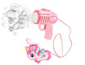 Pistolet à bulles avec réservoir externe licorne 280 ml 15 cm