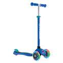 Globber trottinette enfant à trois roues - Primo Lights V2 - Roues Lumineuses - Bleu Marine