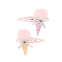 Souza Souza! - Barrettes Damanja - roses avec glace - 2 pcs