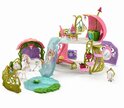 Schleich Casa de flores brillante con unicornio, lago y establo