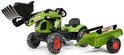 FALK Tractor de pedales 2040AM Claas Arion 410 con cargador y remolque - verde
