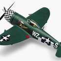 Modellbausatz Flugzeug 12474 - P-47D "EILEEN" (1:72)