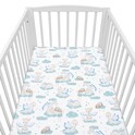Bavlnené prestieradlo do postieľky New Baby Dráčik 120x60 cm