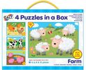 Puzzle Galt 4 într-o cutie - fermă