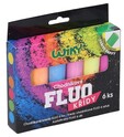 Craies de trottoir FLUO 6pcs
