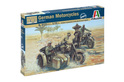 Model Kit figure 6121 - WWII - NEMŠKI MOTORNI KOLESI (1:72)