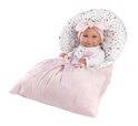 Llorens 73901 NEUGEBORENES MÄDCHEN - realistische Babypuppe mit Vollvinylkörper - 40 cm