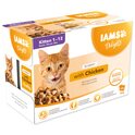 Busta IAMS KITTEN - multipack in salsa 1020g (12x85gr)