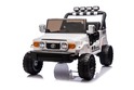 Električni avto Toyota FJ Cruiser XXL s pogonom 4x4, licenciran (Dvosedežni), bel,