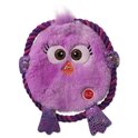 Jucărie Câine Fantasy Monștri foșnind pui cu funie mov 18cm
