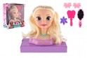 Kämmkopf groß blond mit Accessoires